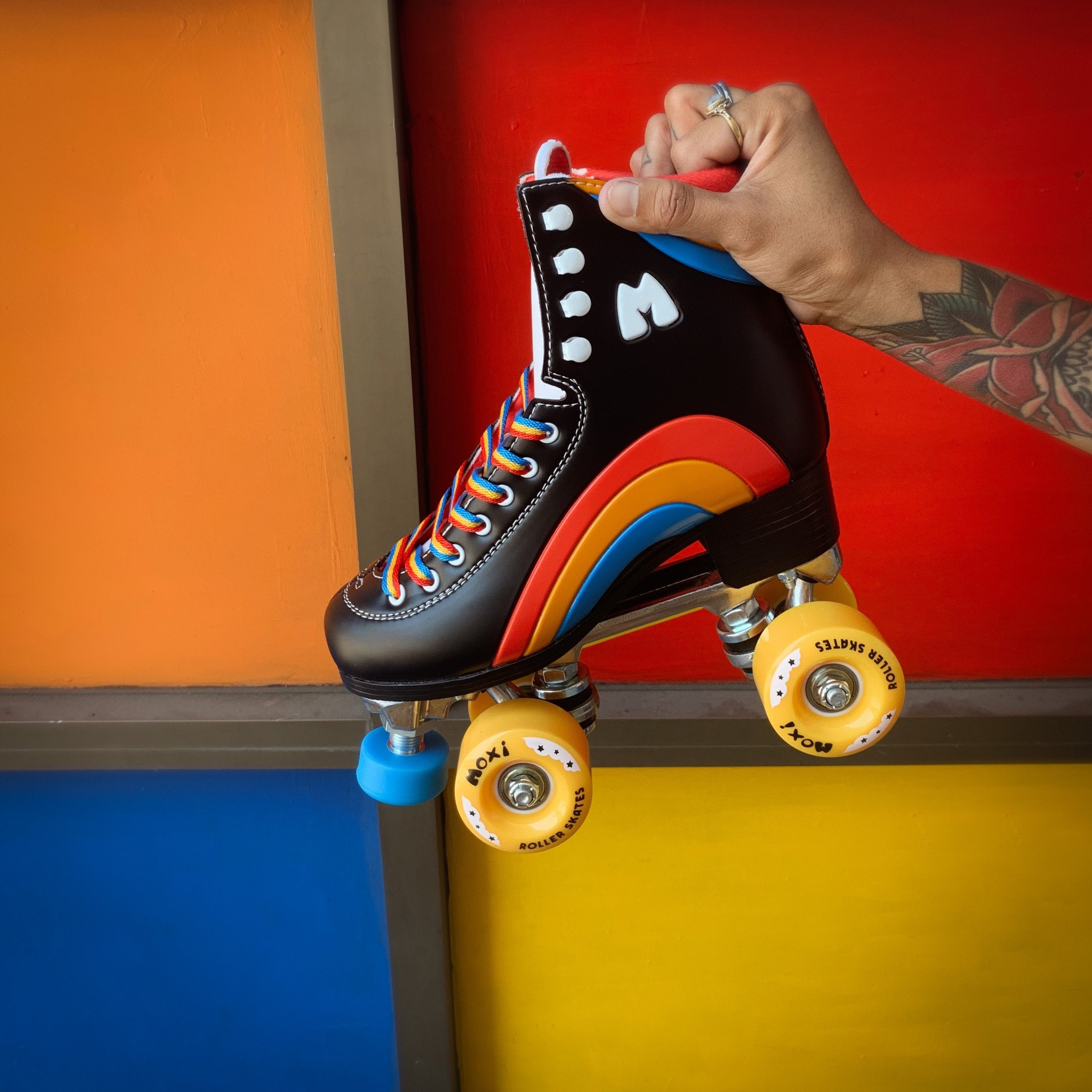 Moxi Rainbow Rider Asphalt Black Skates