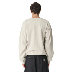 X-Large Rat Crew Jumper Snow Marle