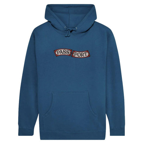 Pass-Port Red Flag Hoodie Harbour Blue