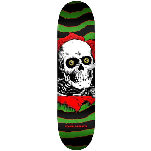 Powell Peralta Ripper Birch Skateboard Deck Green / Red 8" x 31.45"