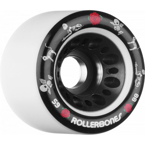 Rollerbones Pet Day of the Dead Speed wheel 59mm x 88a White 4 Pk
