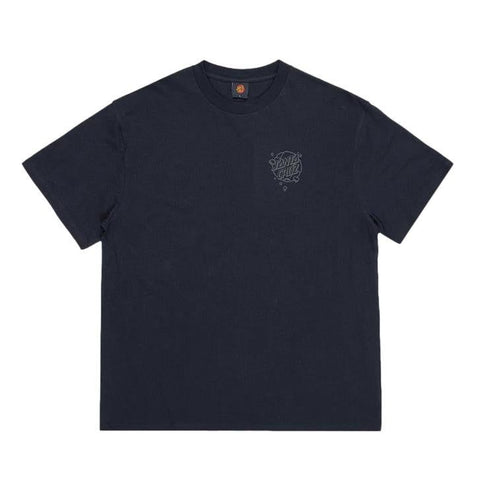 Santa Cruz Roskopp Destruct Face Mono SS Tee Off Black