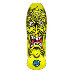 Santa Cruz Rob Roskopp Face Yellow Reissue Skateboard Deck 9.5"
