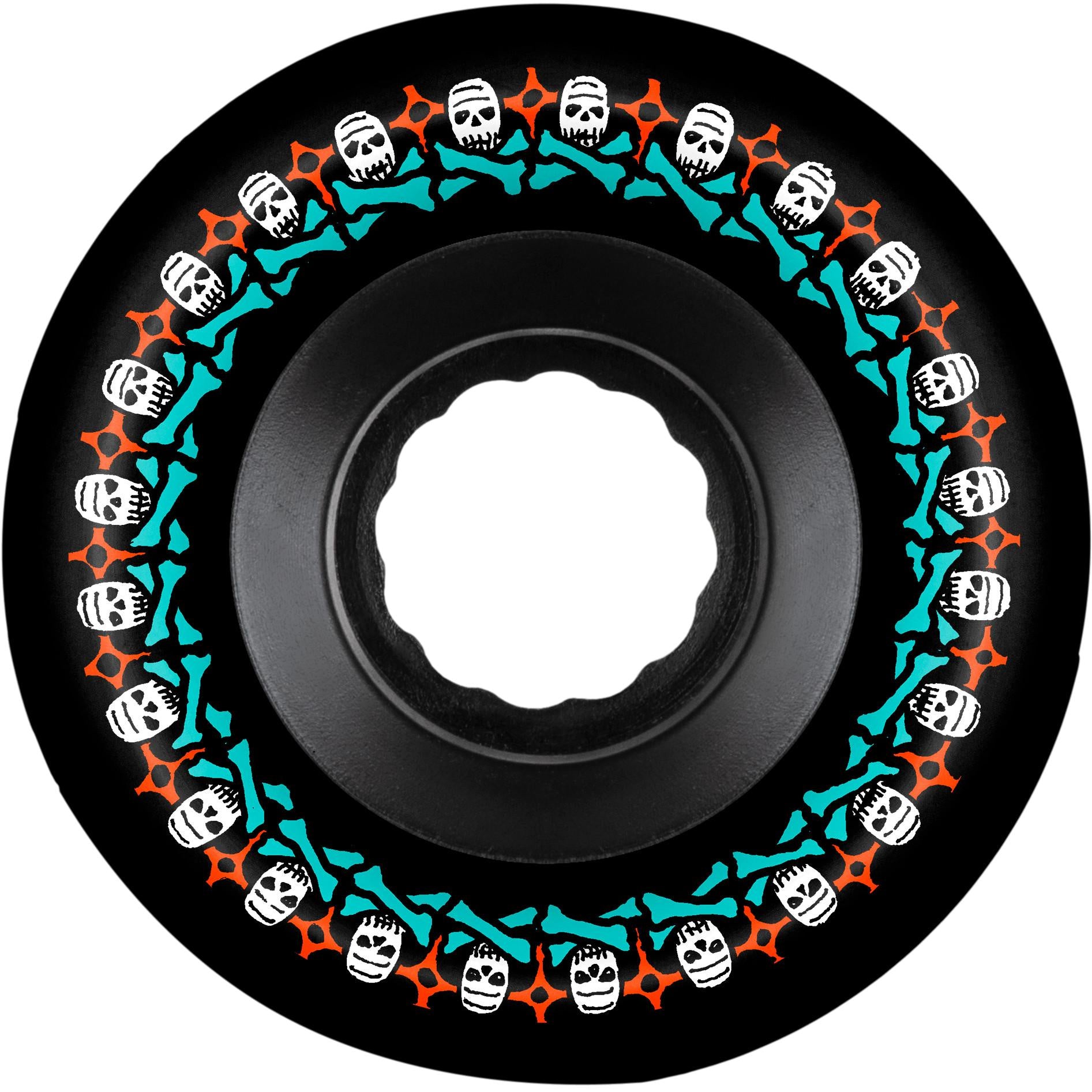 Bones Rough Riders Skulls 56mm x 80A ATF Black