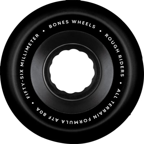 Bones Rough Riders Skulls 56mm x 80A ATF Black