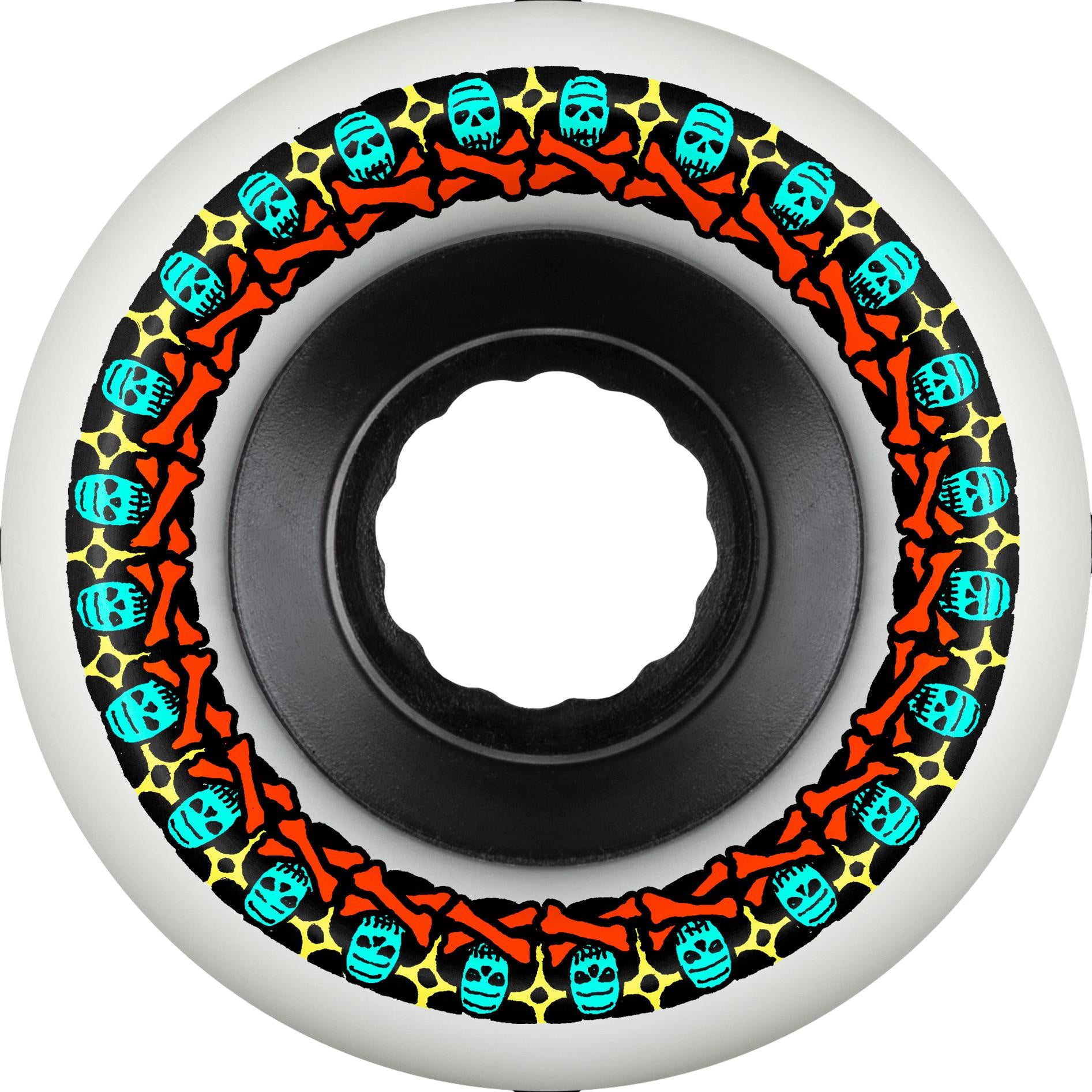 Bones Rough Riders Skulls 56mm x 80A ATF White