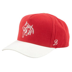 Brixton Round Up Strapback Cap Red