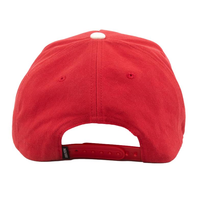 Brixton Round Up Strapback Cap Red