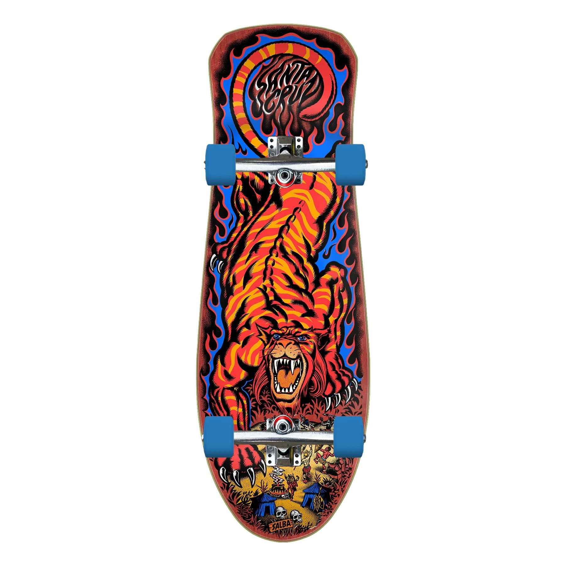 Santa Cruz Salba Tiger Reissue Premium Skate Cruiser 10.3"