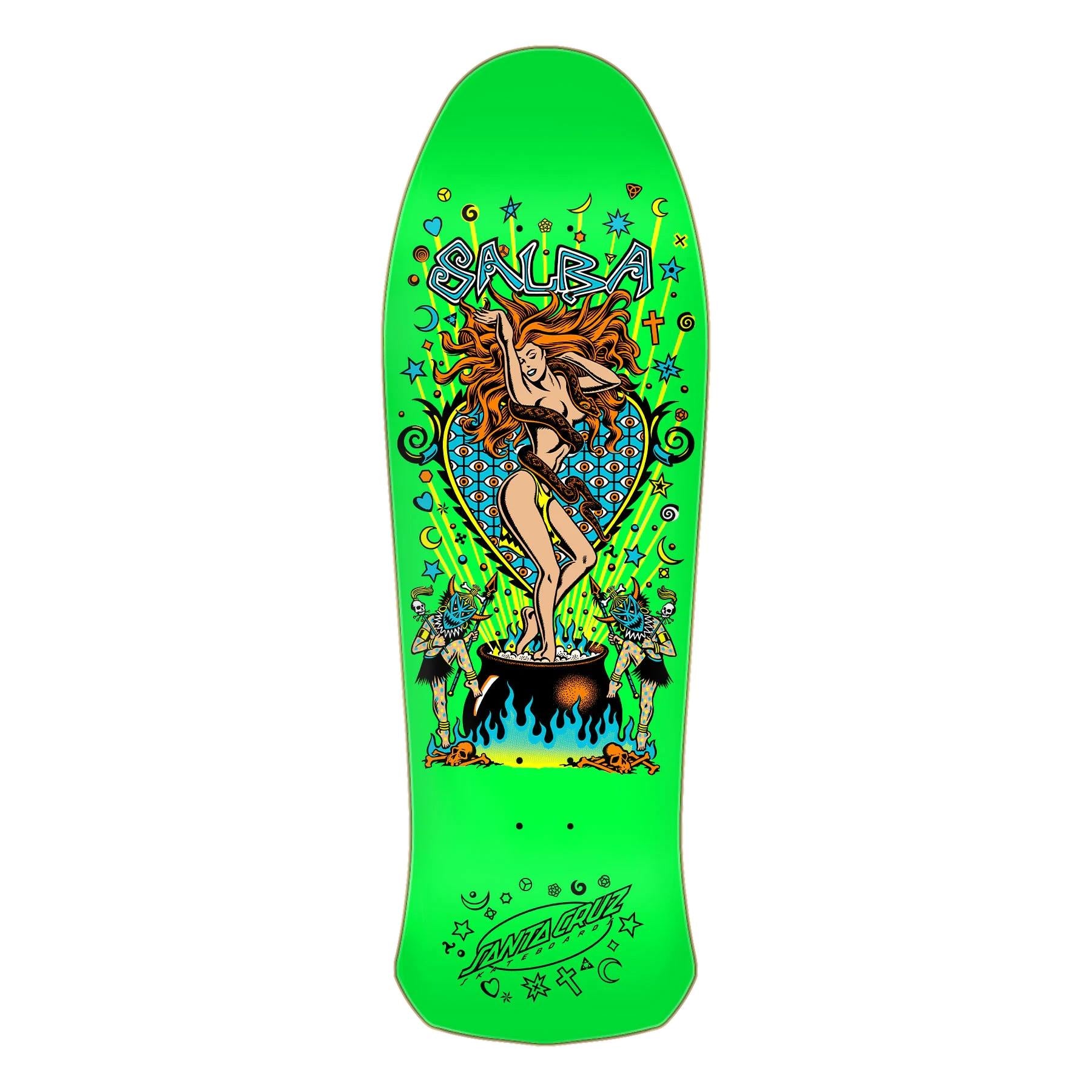 Santa Cruz Salba Witch Doctor Reissue Skateboard Deck 10.4"