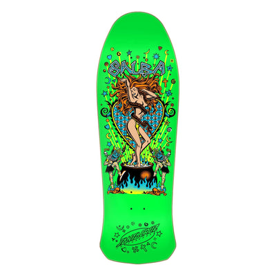 Santa Cruz Salba Witch Doctor Reissue Skateboard Deck 10.4"