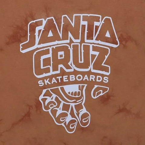 Santa Cruz Inherit Stacked Strip Front Youth T-Shirt Ginger Tie Dye