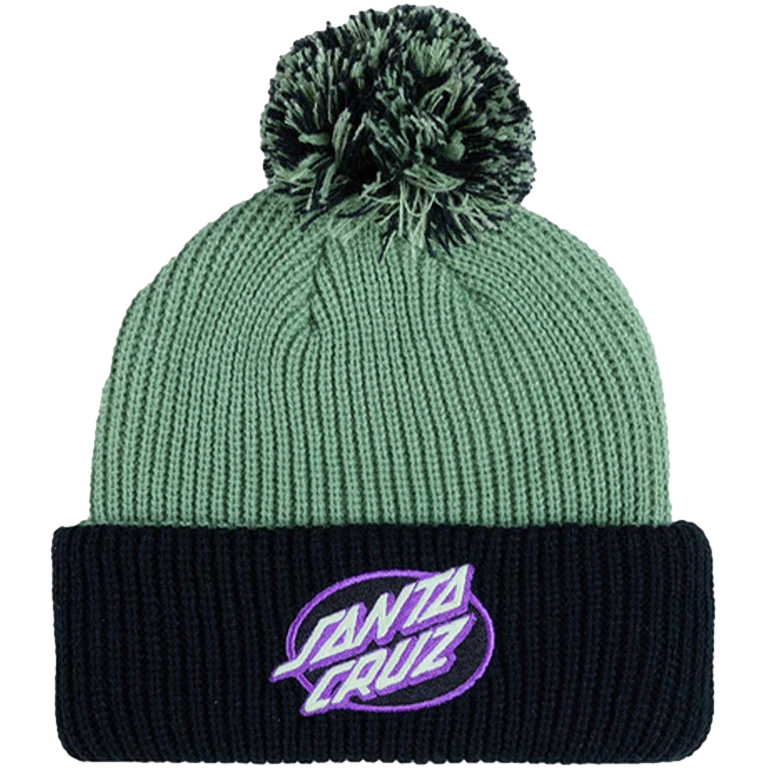 Santa Cruz Rib Youth Beanie Light Green