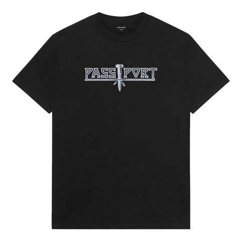 Pass-Port Screwed Tee Black