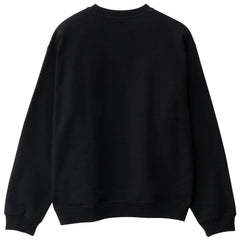 S Double Shawn Script Crew Black