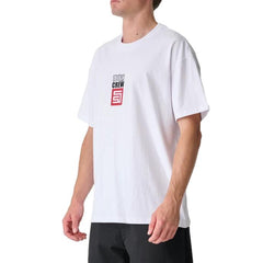 S Double Crew Tee White
