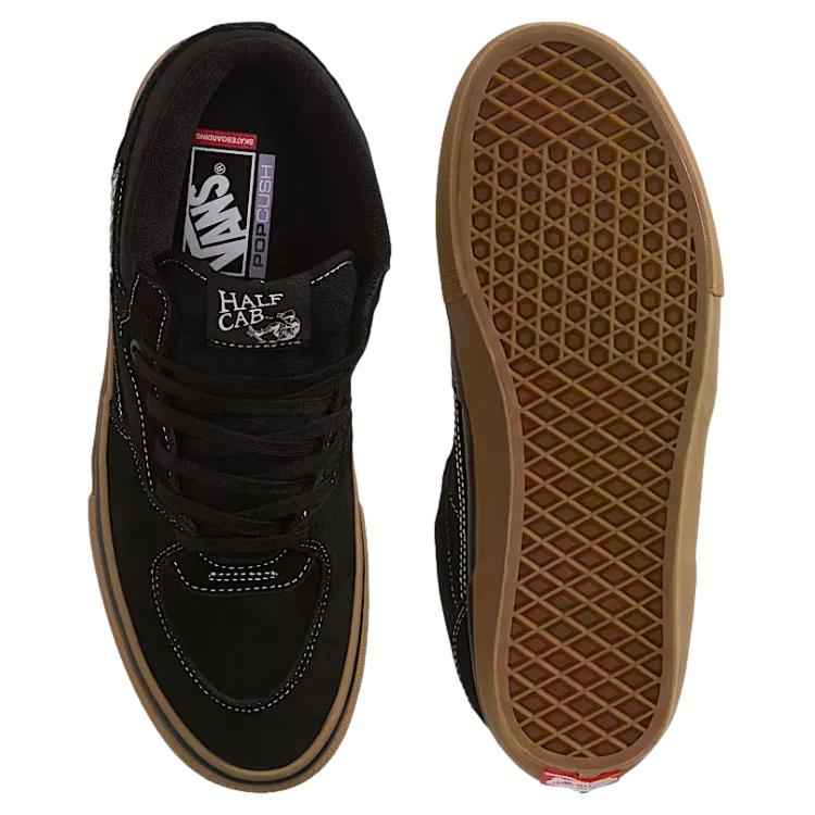 Vans Skate Half Cab Shoe Black / Gum