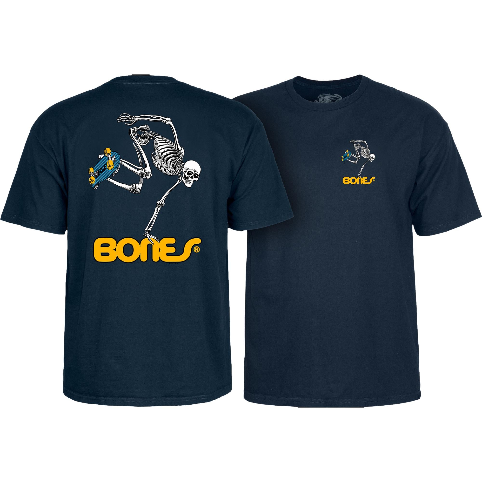 Powell Peralta Skate Skeleton Navy Youth Tee