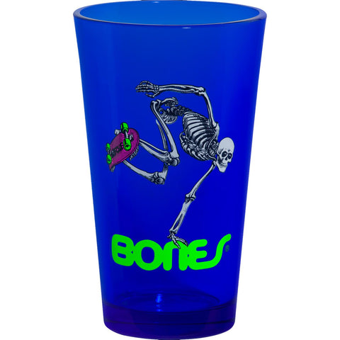 Powell Peralta Pint Glass Skateboard Skeleton Blacklight