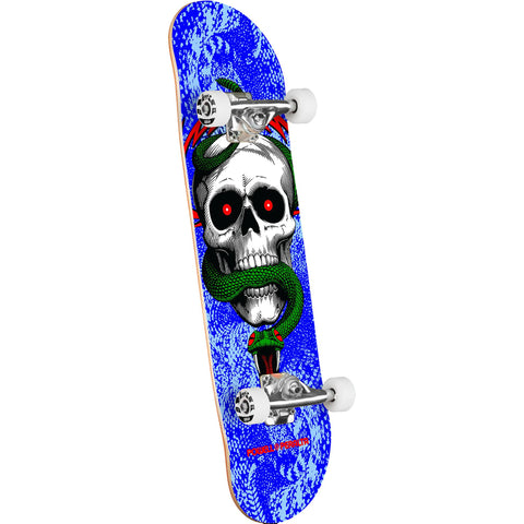 Powell Peralta Skull & Snake Blue 8.25" x 31.95" Complete Skateboard