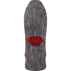 Powell Peralta Geegah Skull & Sword Reissue Silver Foil Skateboard Deck - 9.75 x 30