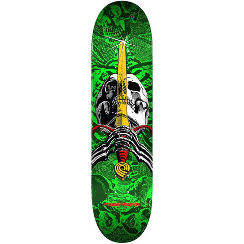 Powell Peralta Skull & Sword Deck Green 8.0" x 31.45"