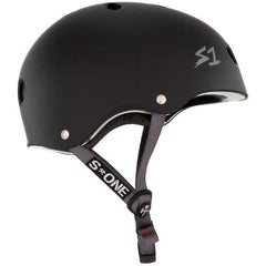 S-One Helmet Lifer Black Matte/Grey Straps