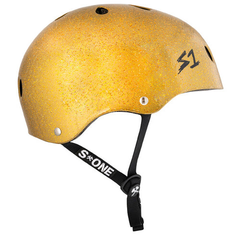 S-One Helmet Lifer Gold Glitter