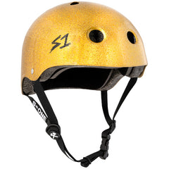 S-One Helmet Lifer Gold Glitter