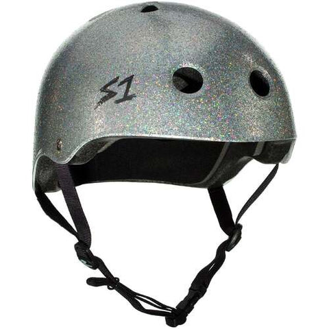 S-One Helmet Lifer Silver Glitter