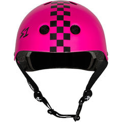 S-One Helmet Lifer Pink Gloss/Black Checkers