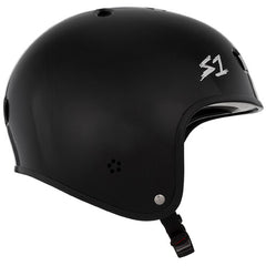 S-One Helmet Retro Lifer Black Matte/White Checkers