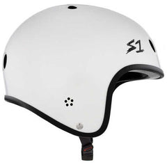 S-One Helmet Retro Lifer White Gloss