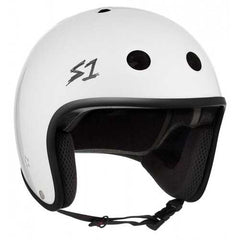 S-One Helmet Retro Lifer White Gloss