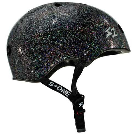 S-One Helmet Mega Lifer Black Gloss Glitter