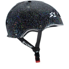 S-One Helmet Mini Lifer Black Gloss Glitter