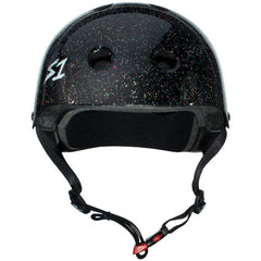 S-One Helmet Mini Lifer Black Gloss Glitter