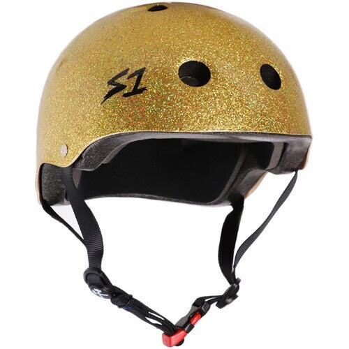 S-One Helmet Mini Lifer Gold Gloss Glitter