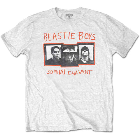 The Beastie Boys So What Cha Want Tshirt White