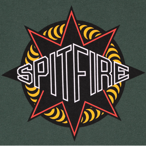 Spitfire Sure Shot T-Shirt Forest Green