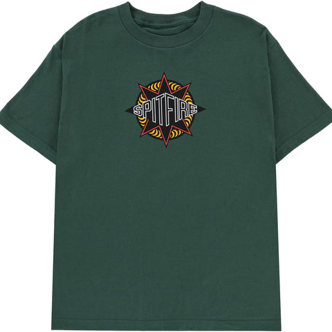 Spitfire Sure Shot T-Shirt Forest Green