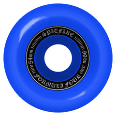 Spitfire Formula Four Lockins Skateboard Wheels Blue 54mm 99a