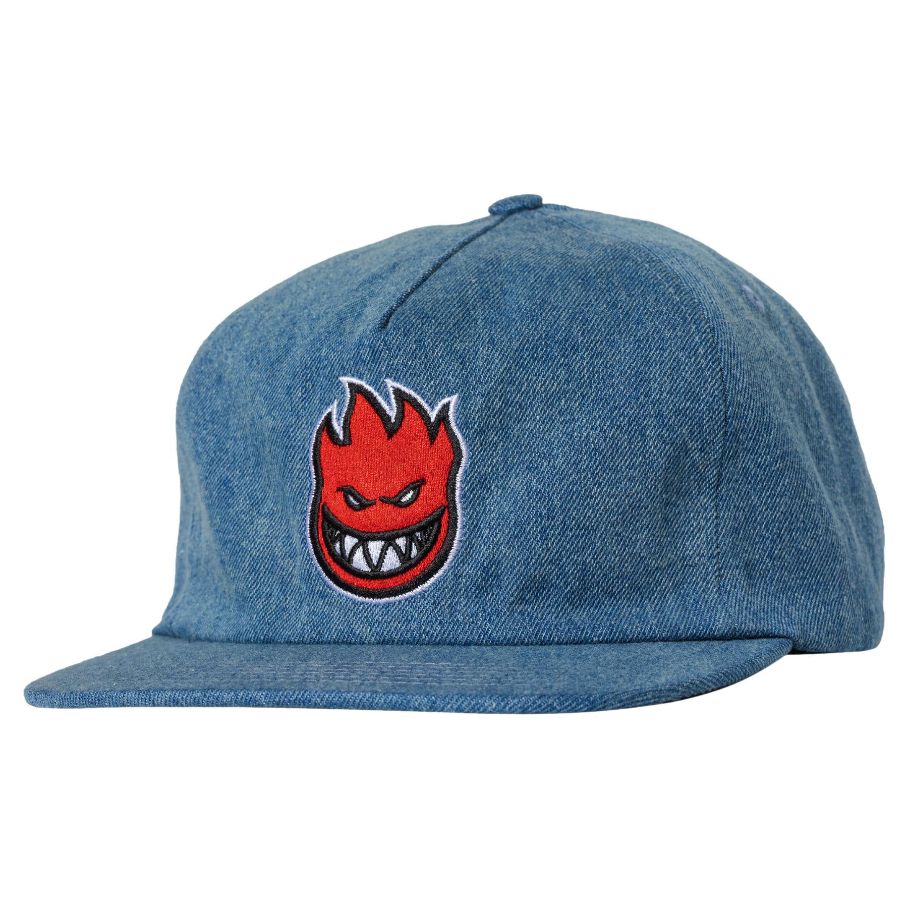 Spitfire Bighead Adjustable Cap Denim / Red