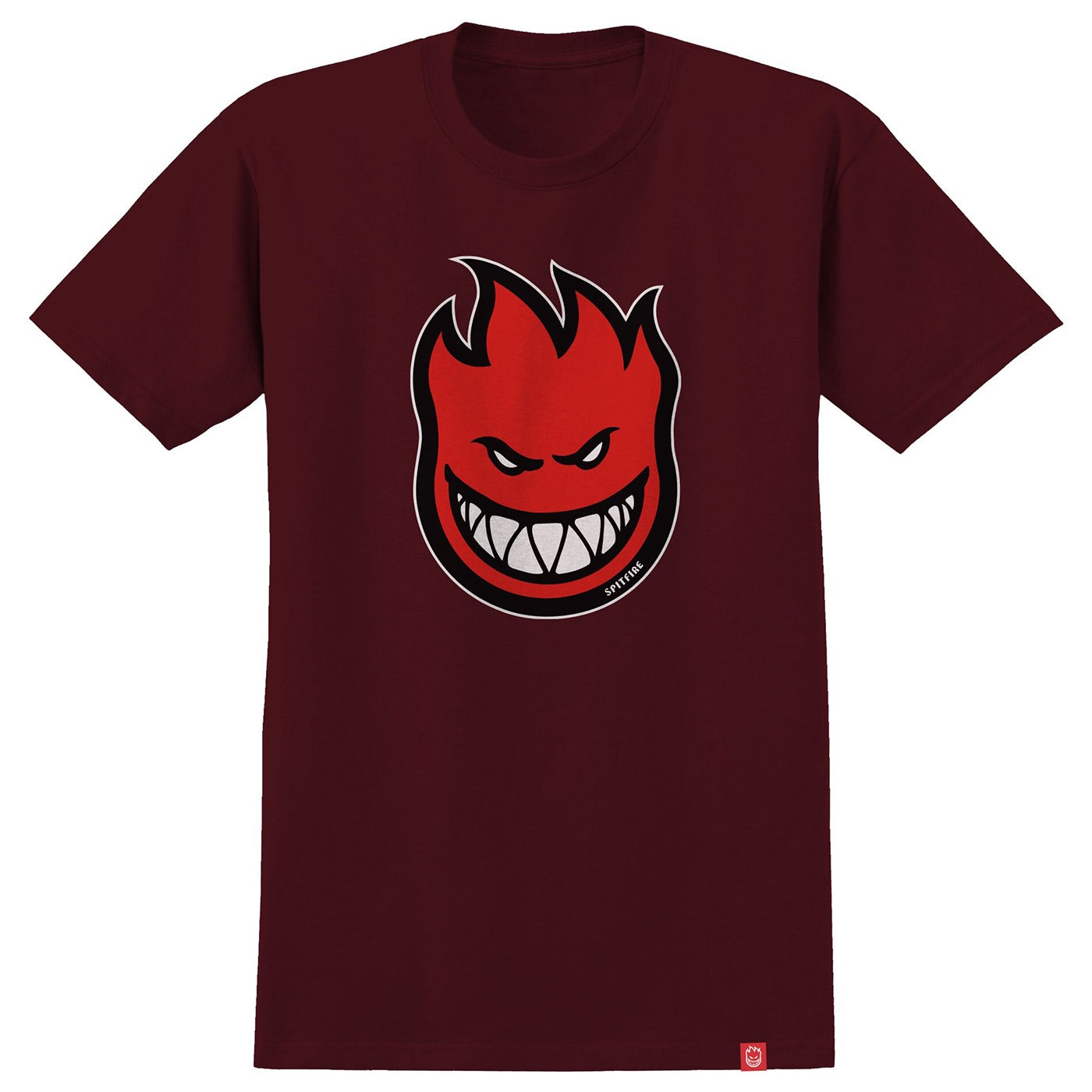 Spitfire Big Head Red / Maroon T-Shirt