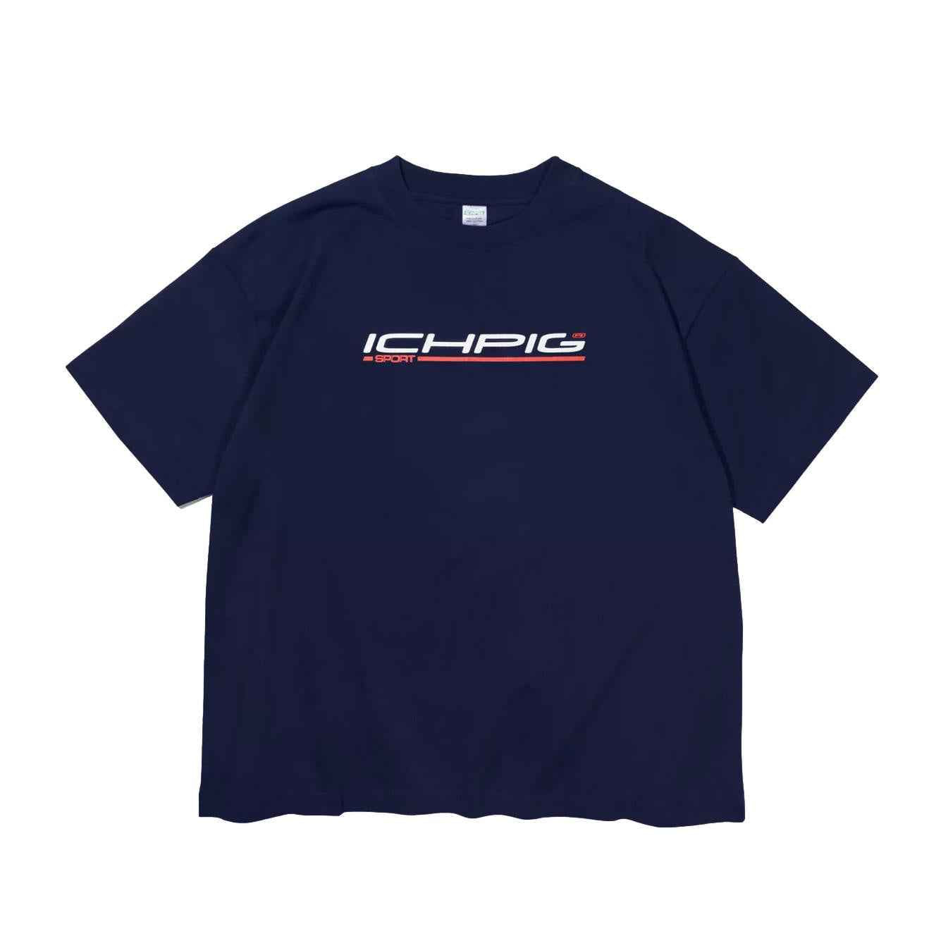 ICHPIG Sportsline Tee Navy