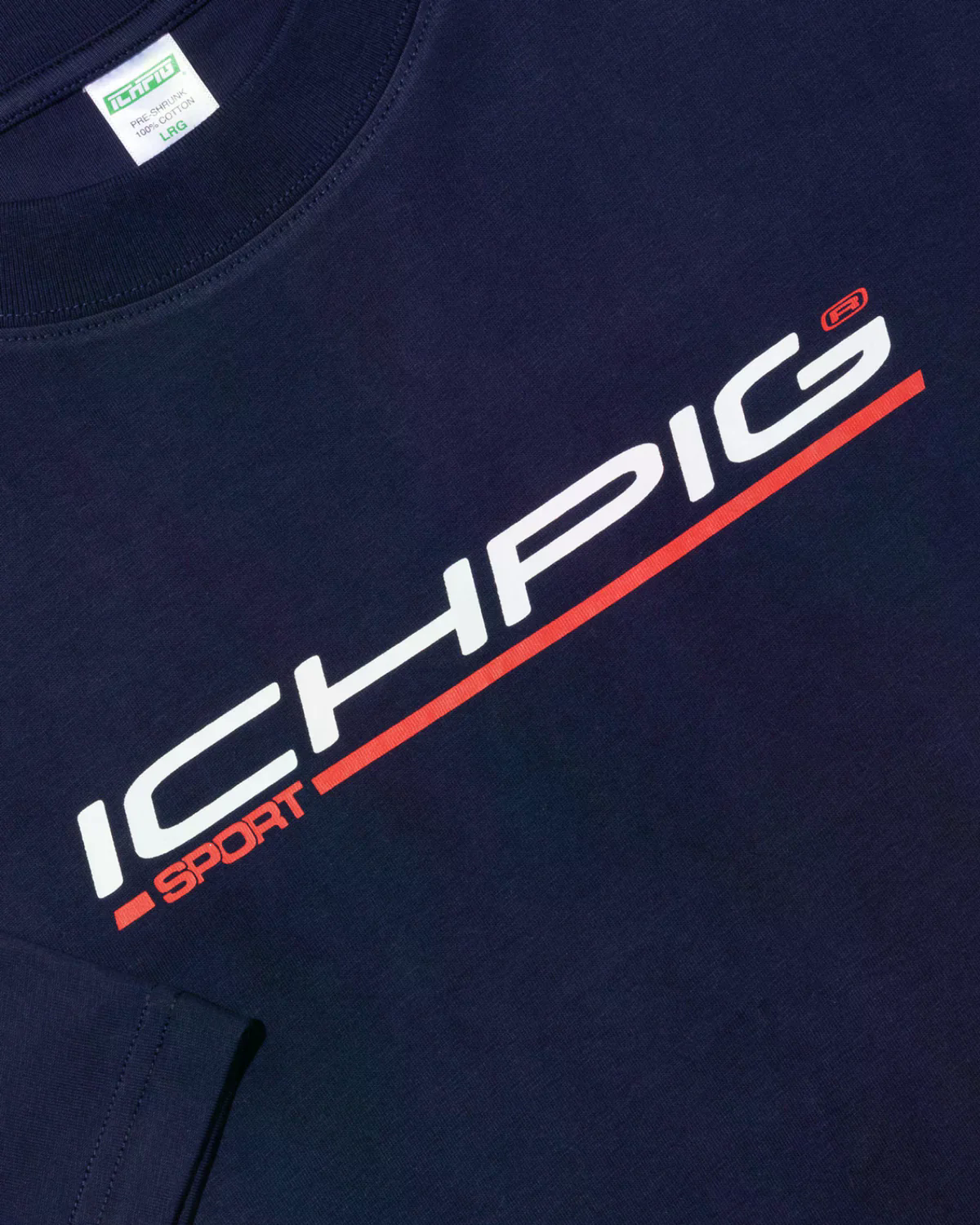 ICHPIG Sportsline Tee Navy