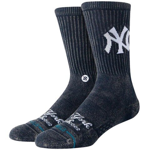 Stance New York Yankees Fade Crew Sock Navy