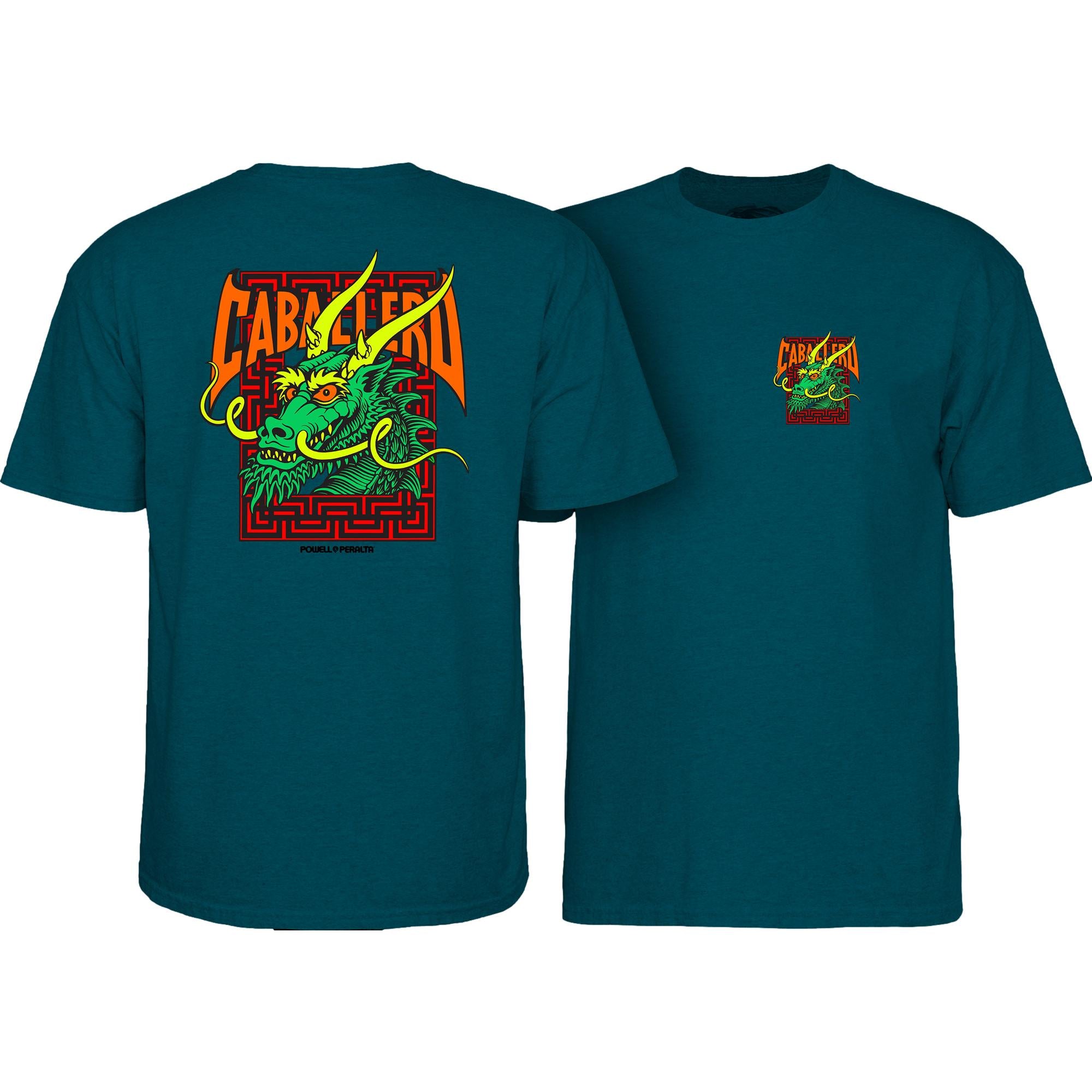 Powell Peralta Caballero Street Dragon Tee Midnight Teal