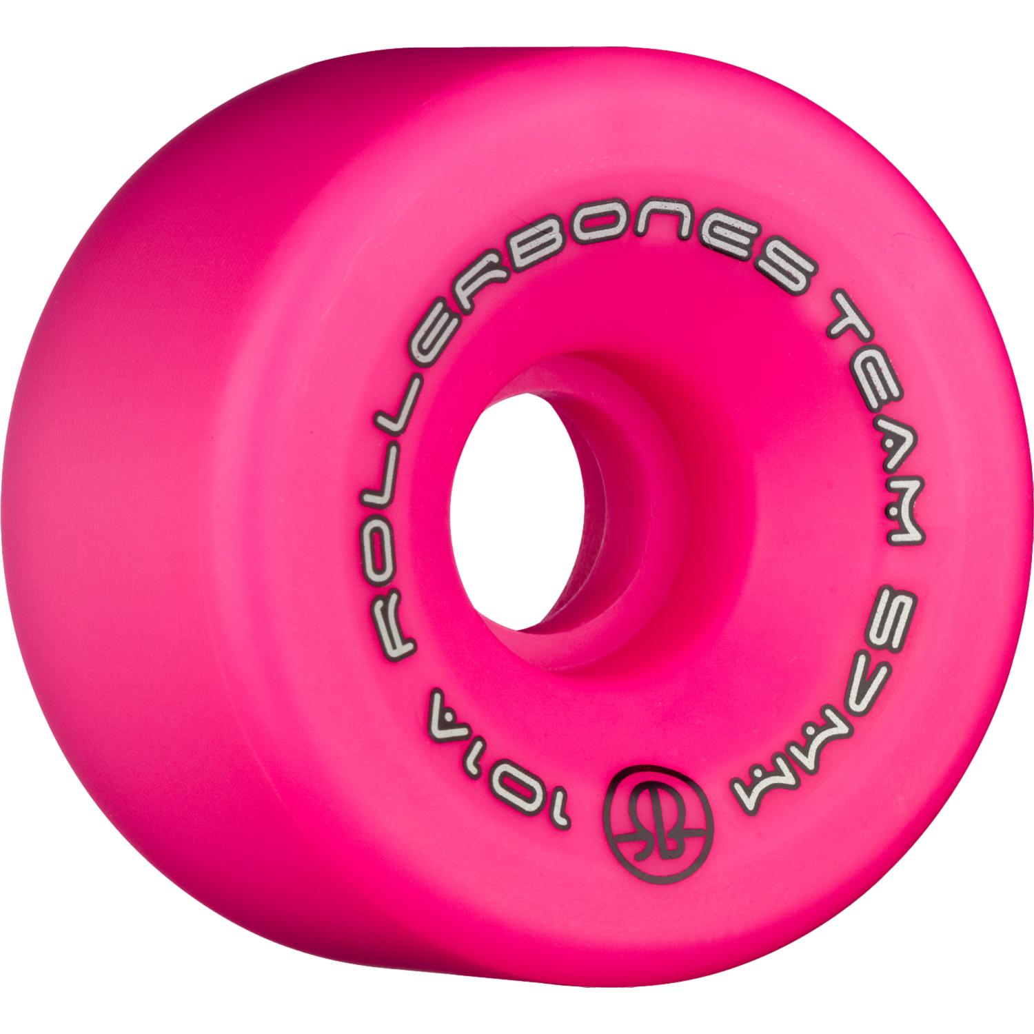 Rollerbones Team Logo 57mm 101A 8pk Pink