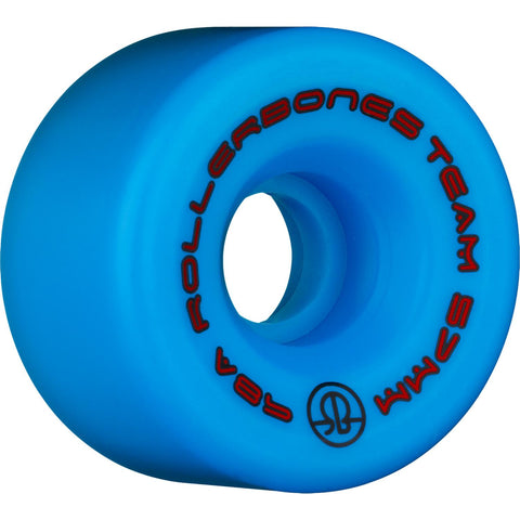 Rollerbones Team Logo 57mm 98A 8pk Blue
